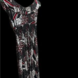 Multicolor midi dress